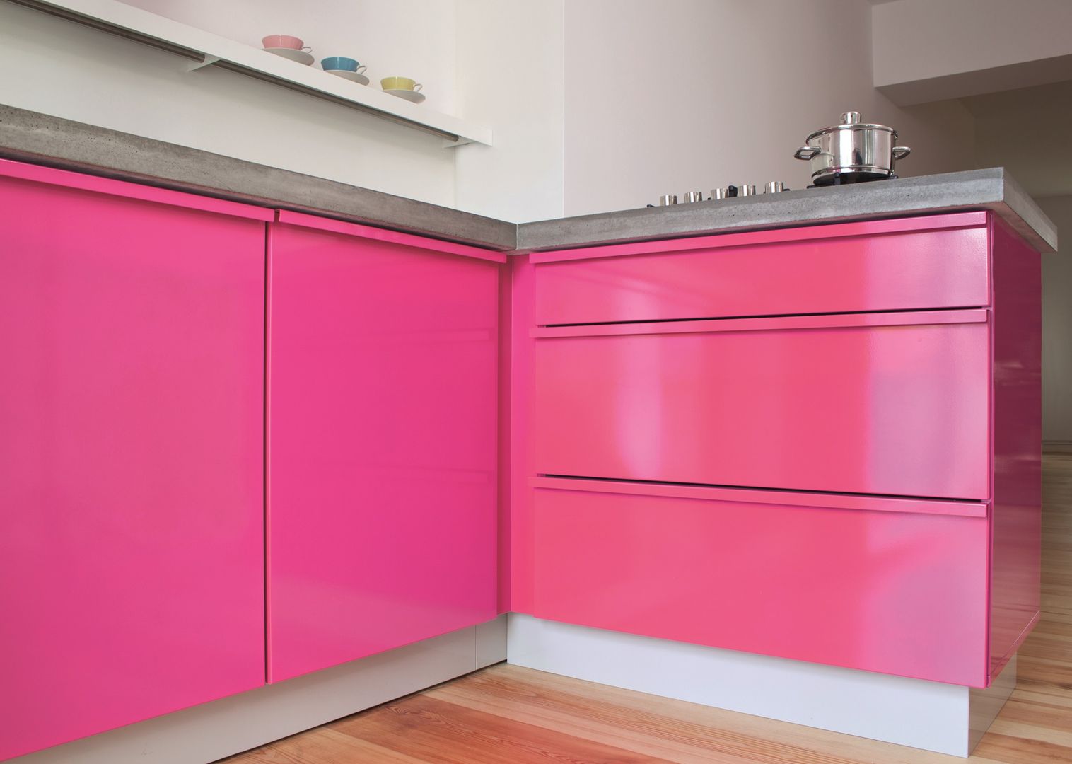 Rote Bete, Popstahl Küchen Popstahl Küchen Dapur Modern Besi/Baja