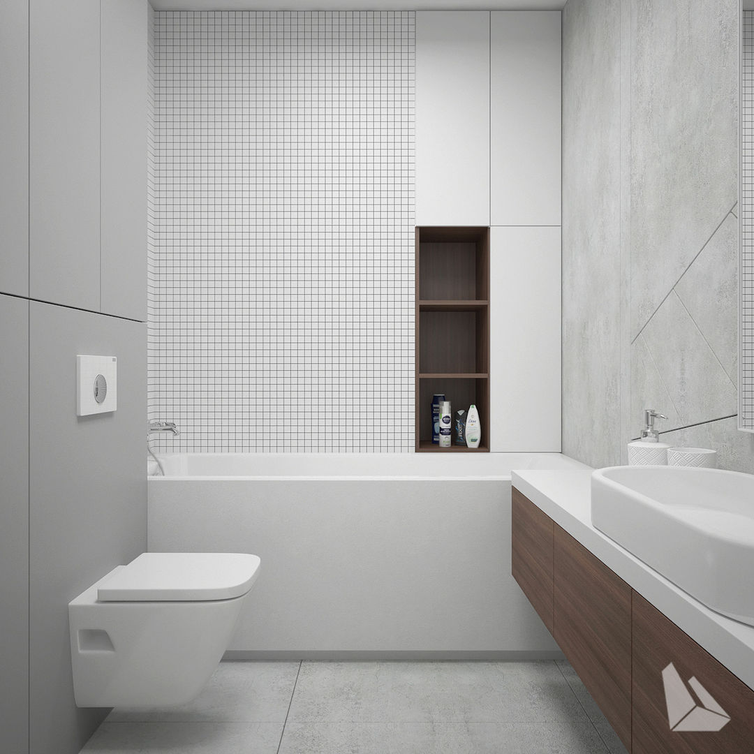 Mieszkanie 2 - Kraków, Dream Design Dream Design Modern style bathrooms