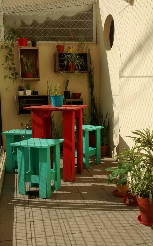 JUEGO DE JARDÍN Pequeños Proyectos Jardines de invierno de estilo rústico Madera Acabado en madera