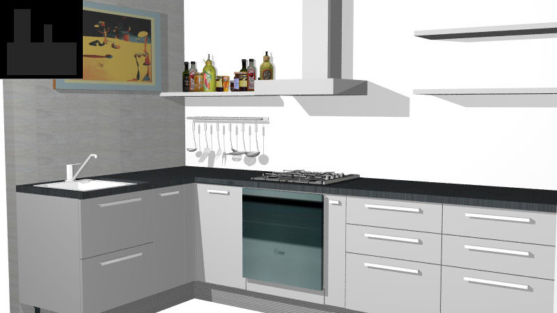 COCINAS, Loft estudio C.A. Loft estudio C.A. Industrial style kitchen Cabinets & shelves