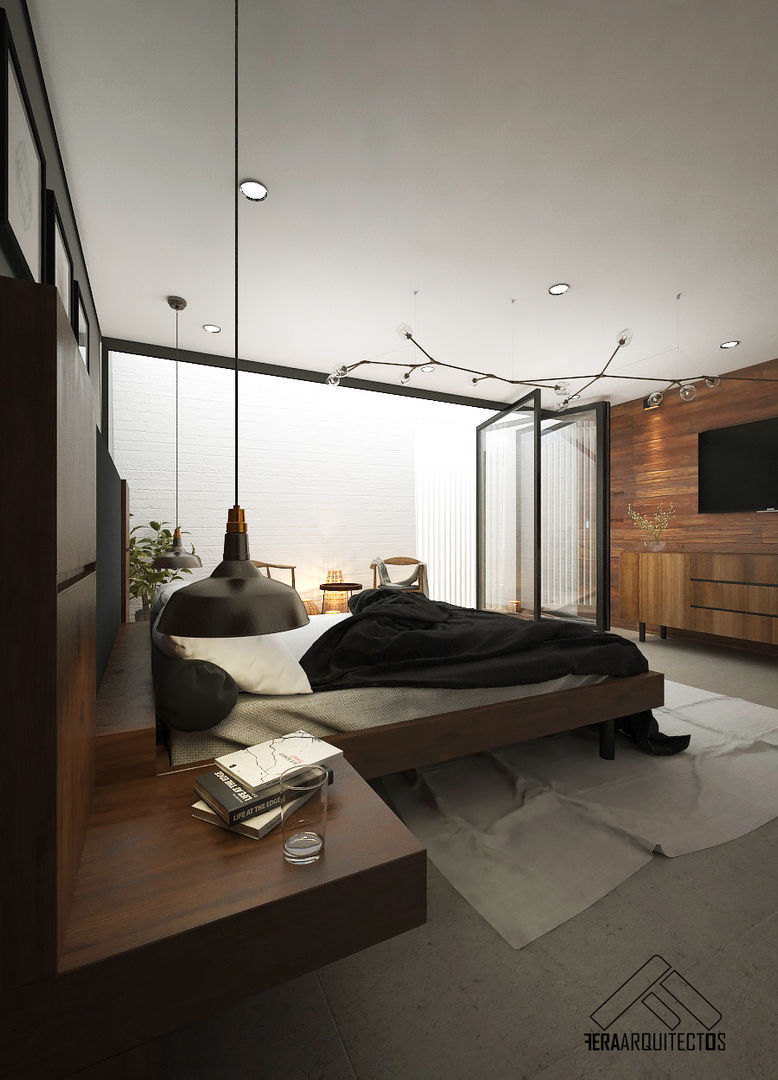 CASA ALPINE, FERAARQUITECTOS FERAARQUITECTOS Modern Bedroom