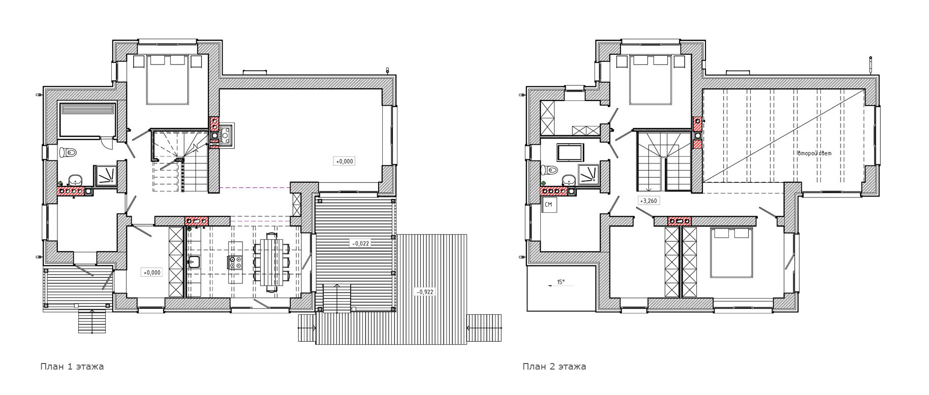 Проект дома + проект интерьера, Studio of Architecture and Design "St.art" Studio of Architecture and Design 'St.art' 北欧風 家