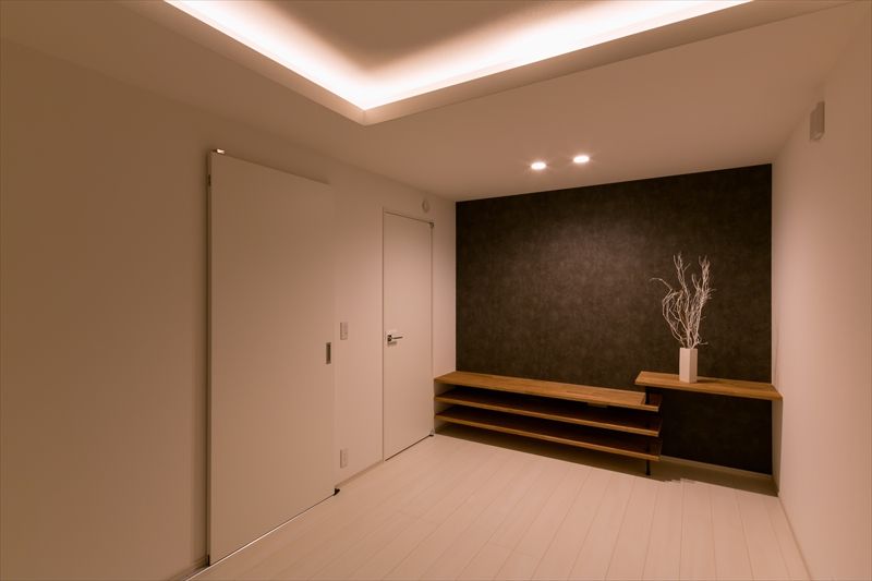 GOEN MUSUBIの家, LITTLE NEST WORKS LITTLE NEST WORKS Modern style bedroom Wood Wood effect