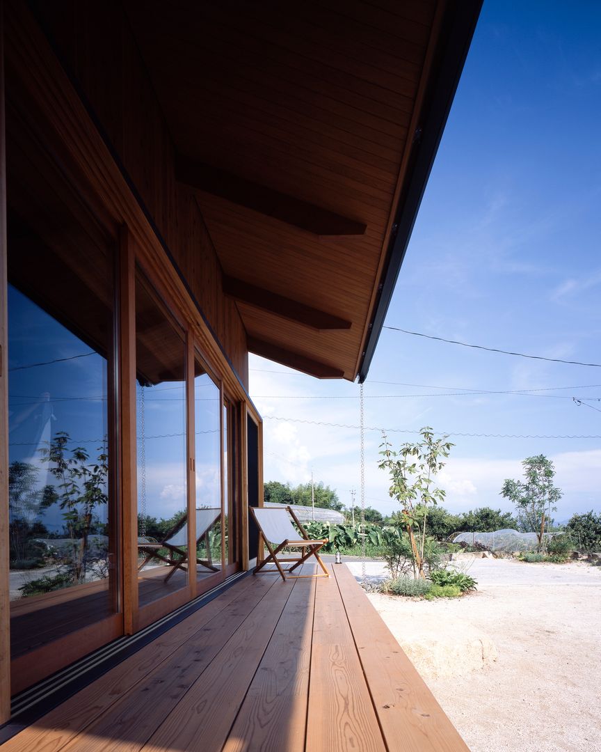 上平良の家, TENK TENK minimalist style balcony, porch & terrace