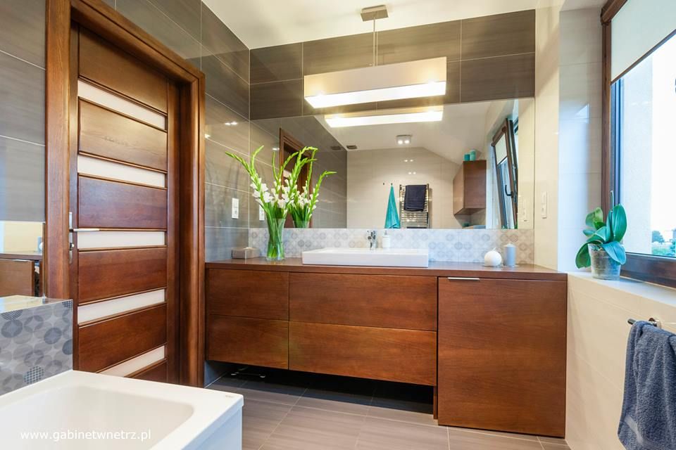 Segment w Pruszkowie, Gabinet Wnętrz Gabinet Wnętrz Modern bathroom