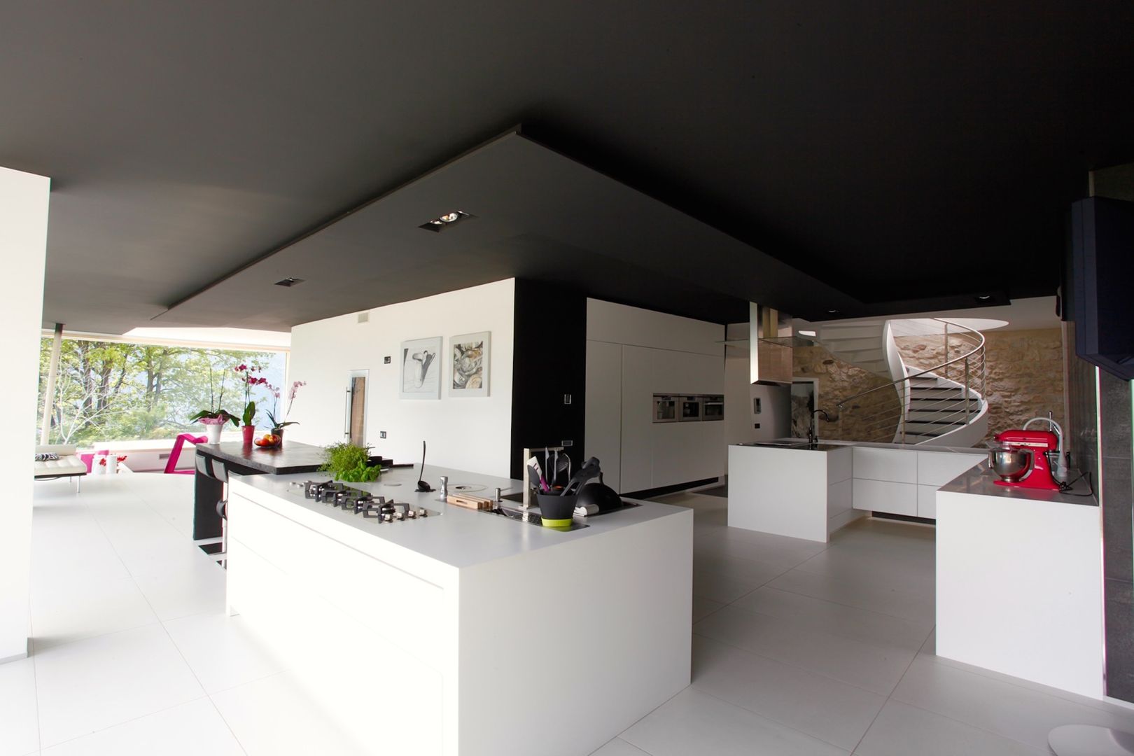 Villa in collina, Mangodesign Mangodesign Modern kitchen