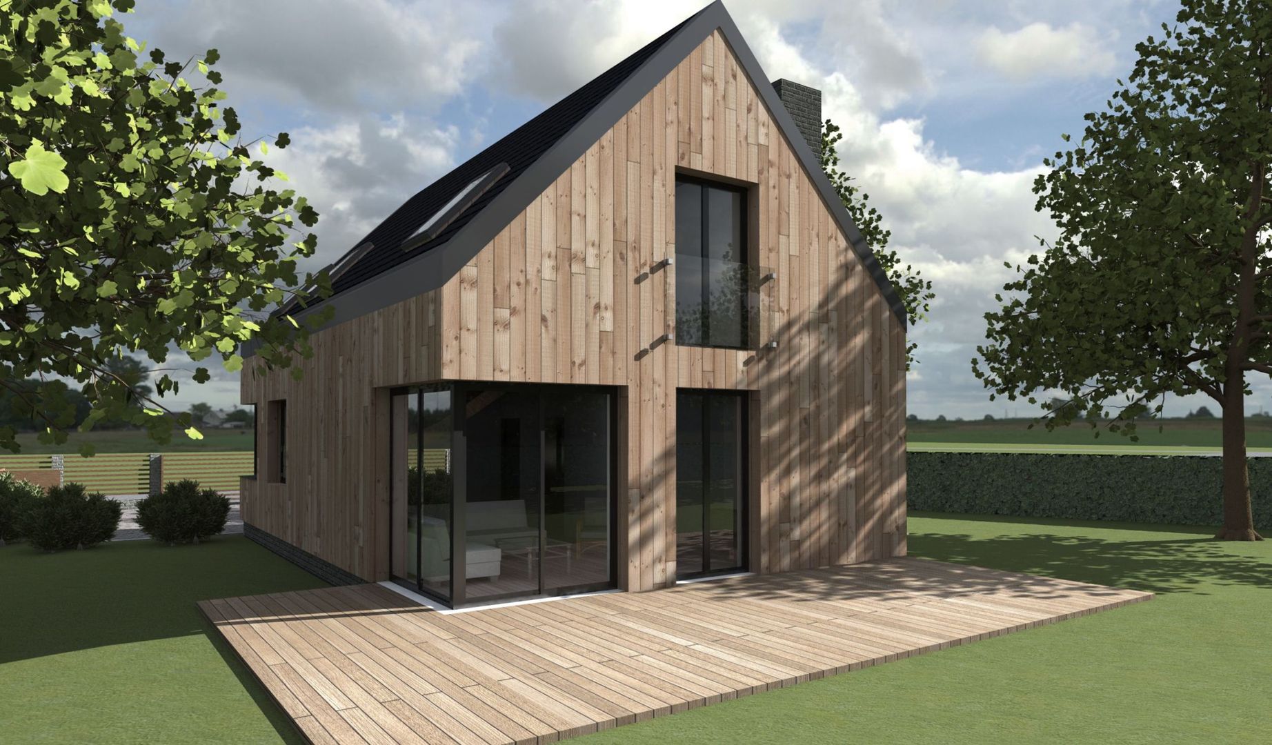 homify Scandinavian style houses Wood Wood effect