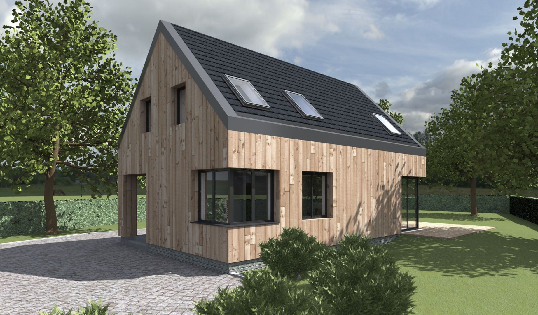 homify Scandinavian style houses Wood Wood effect