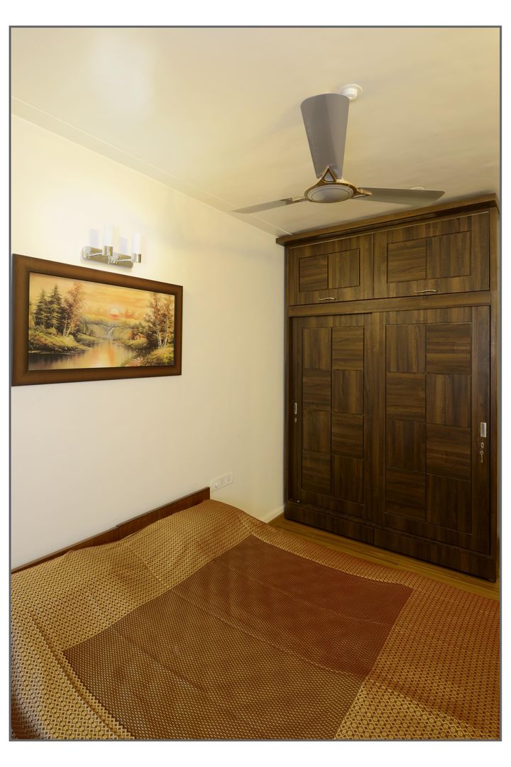 Guest Room Navmiti Designs Modern style bedroom Property,Wood,Rectangle,Picture frame,Interior design,Floor,Flooring,Wall,Hardwood,Wood stain
