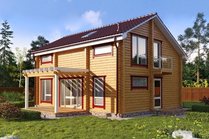 СП-185, GOOD WOOD GOOD WOOD Casas de estilo moderno