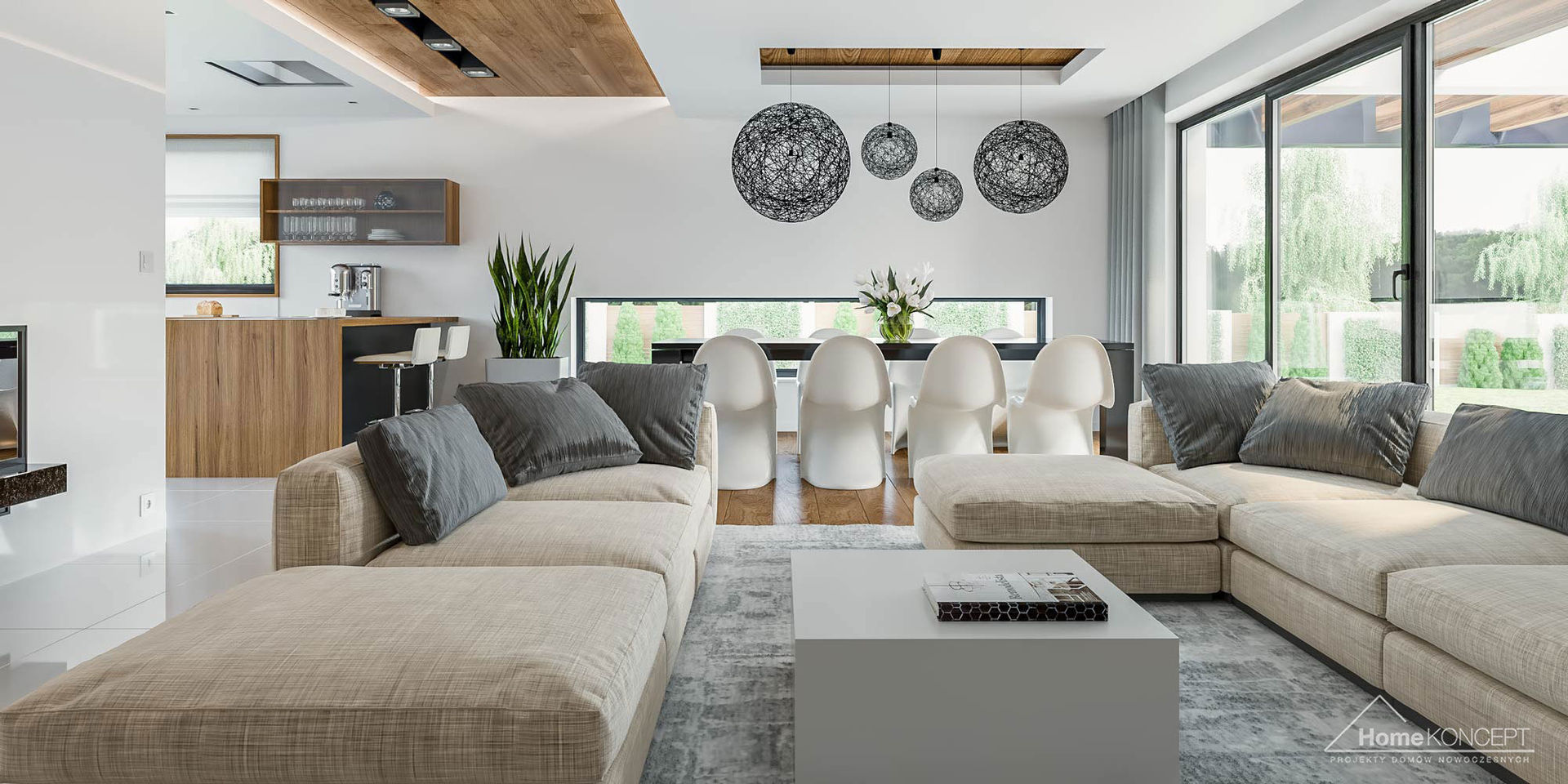 modern by HOMEKONCEPT | Projekty Domów Nowoczesnych, Modern