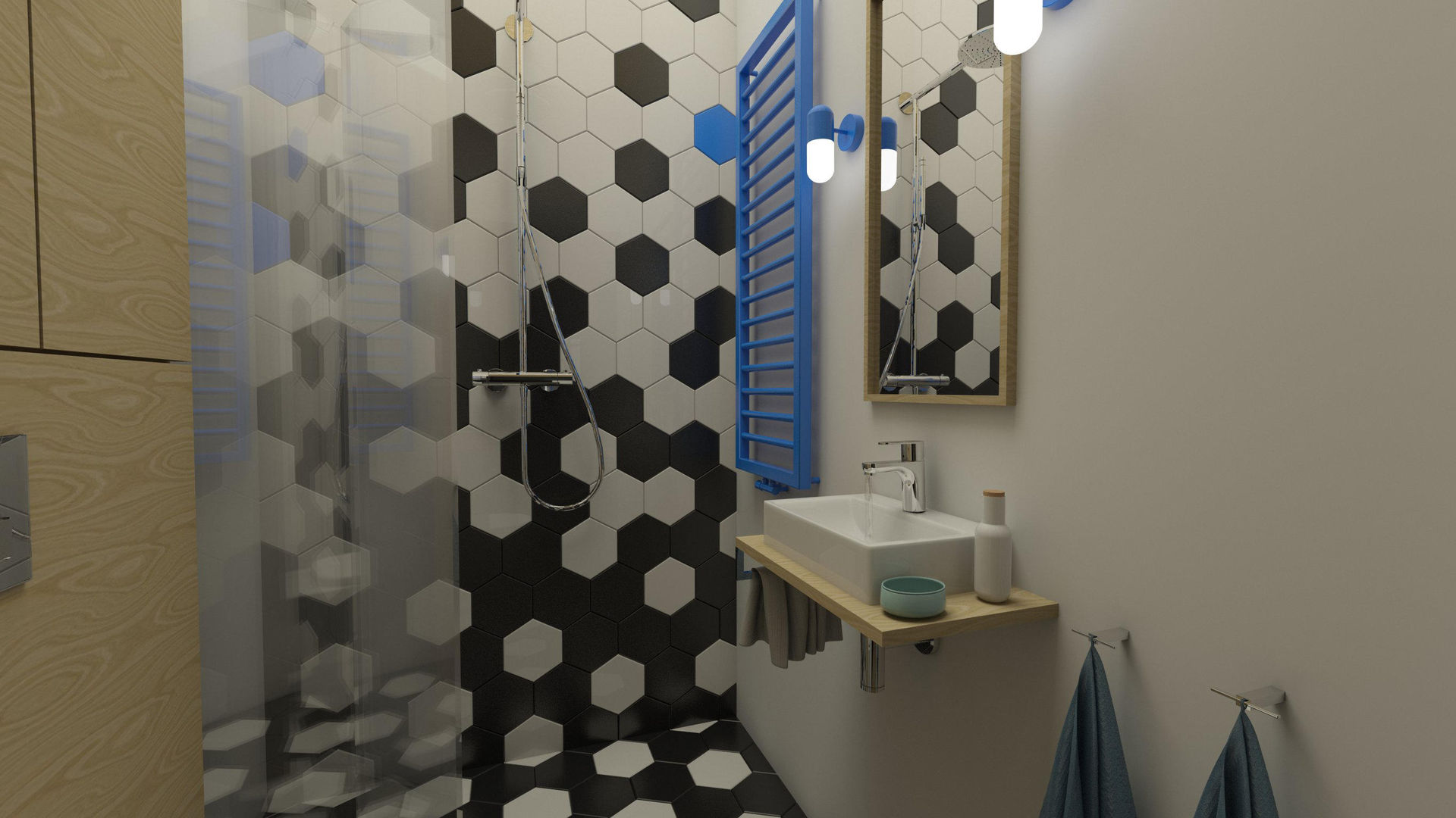 Mieszkanie w kamienicy, emc|partners emc|partners Industrial style bathroom Quartz