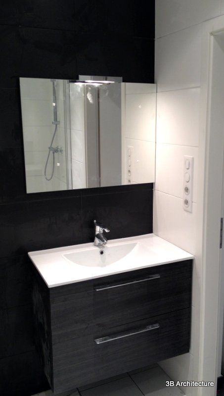 Aménagement de 10 logements, 3B Architecture 3B Architecture Modern bathroom Ceramic