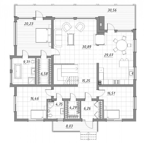 homify İskandinav Evler Ahşap Ahşap rengi