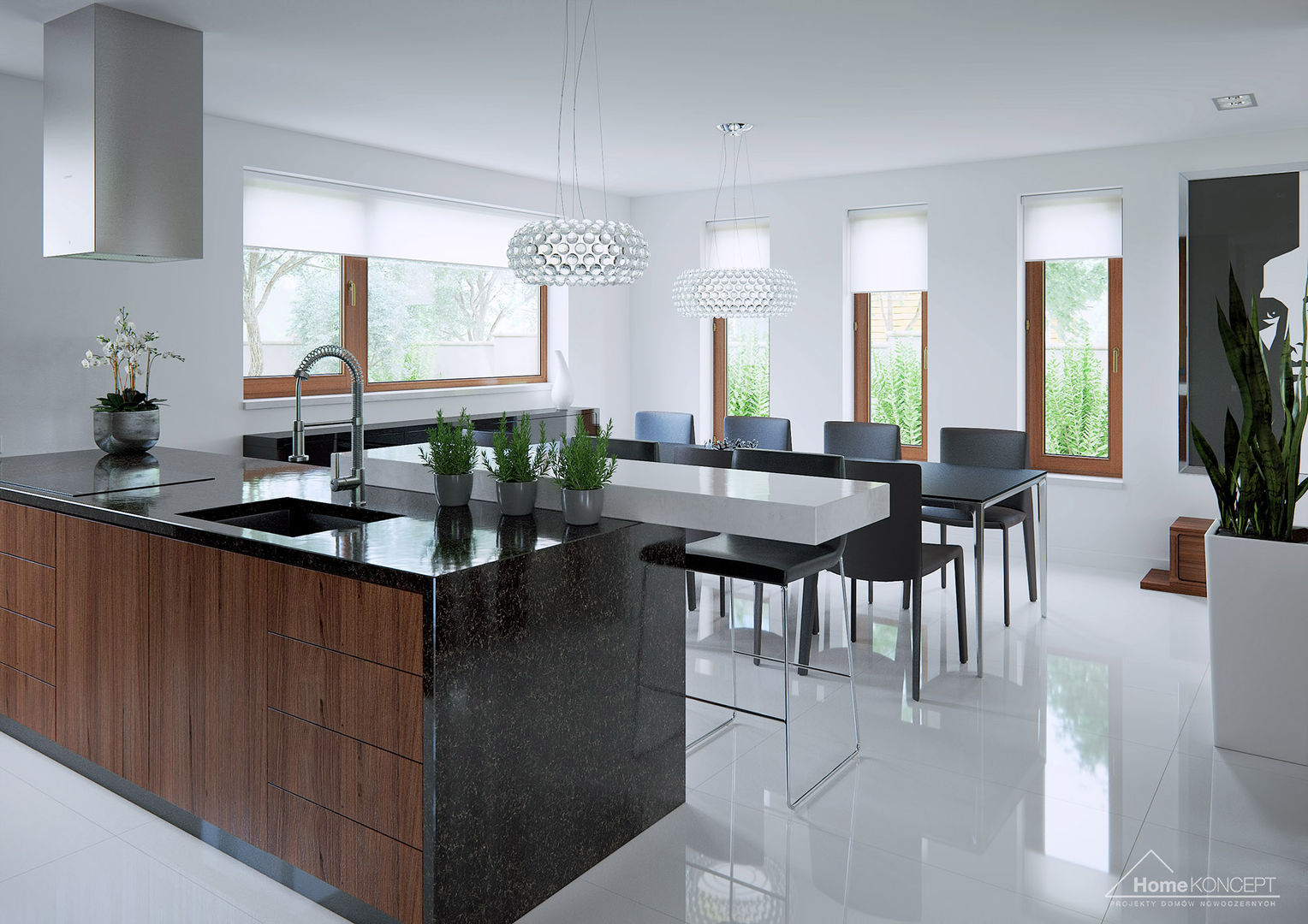 modern by homify, Modern HomeKONCEPT, Projekty Domów Nowoczesnych