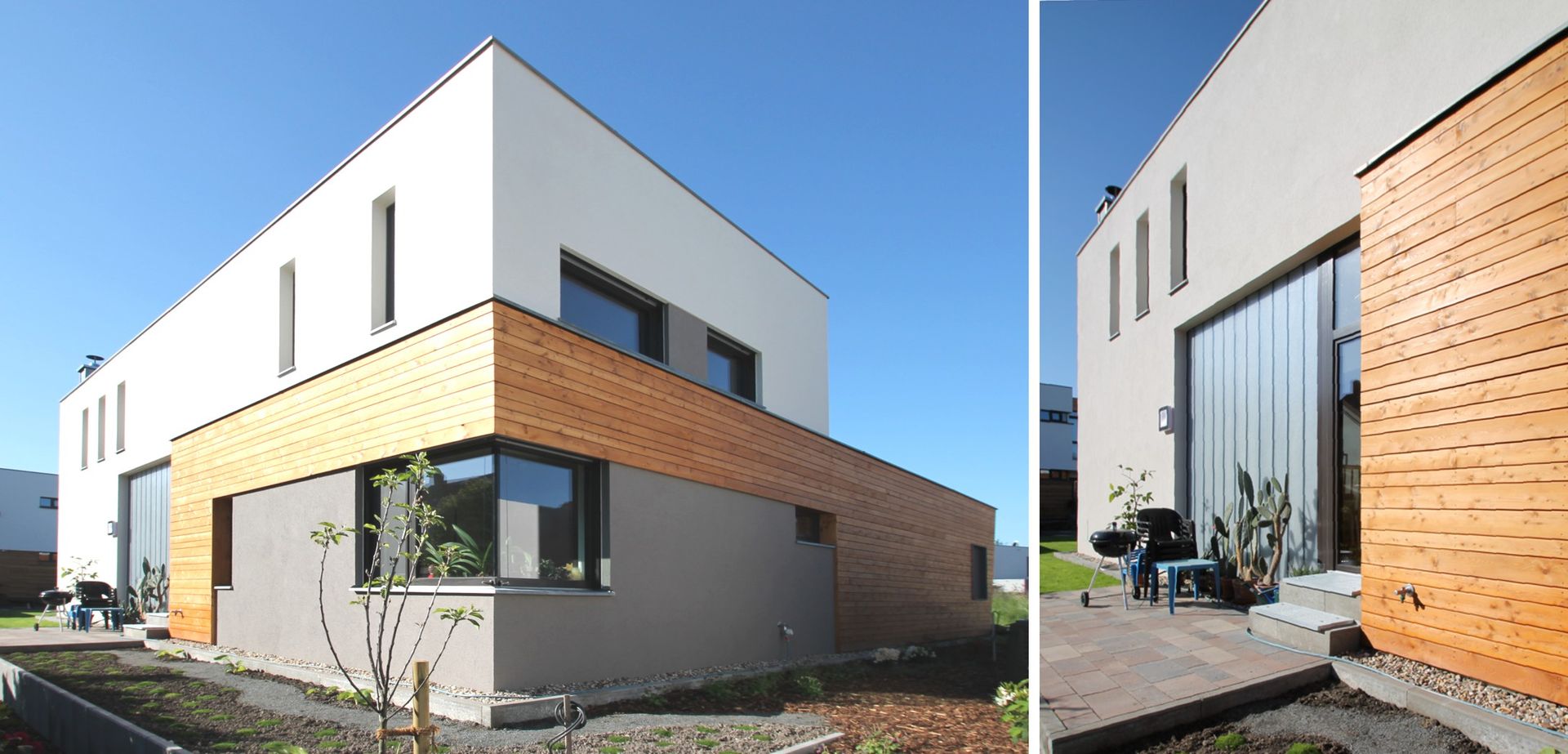 Wohnhaus MT - Neubau eines Einfamilienhauses mit Carport, Architekturbüro Schumann Architekturbüro Schumann Casas estilo moderno: ideas, arquitectura e imágenes