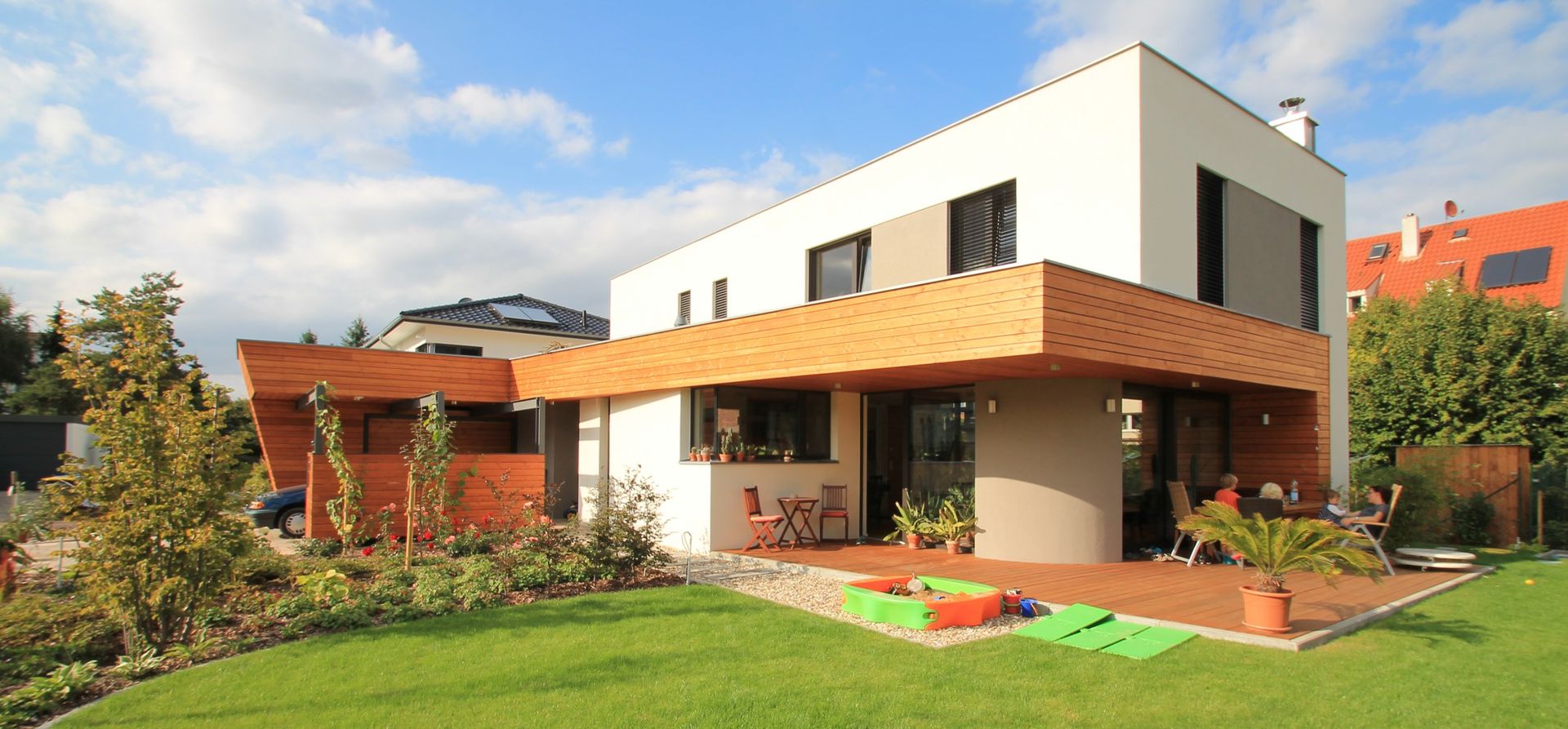 Wohnhaus MT - Neubau eines Einfamilienhauses mit Carport, Architekturbüro Schumann Architekturbüro Schumann 現代房屋設計點子、靈感 & 圖片