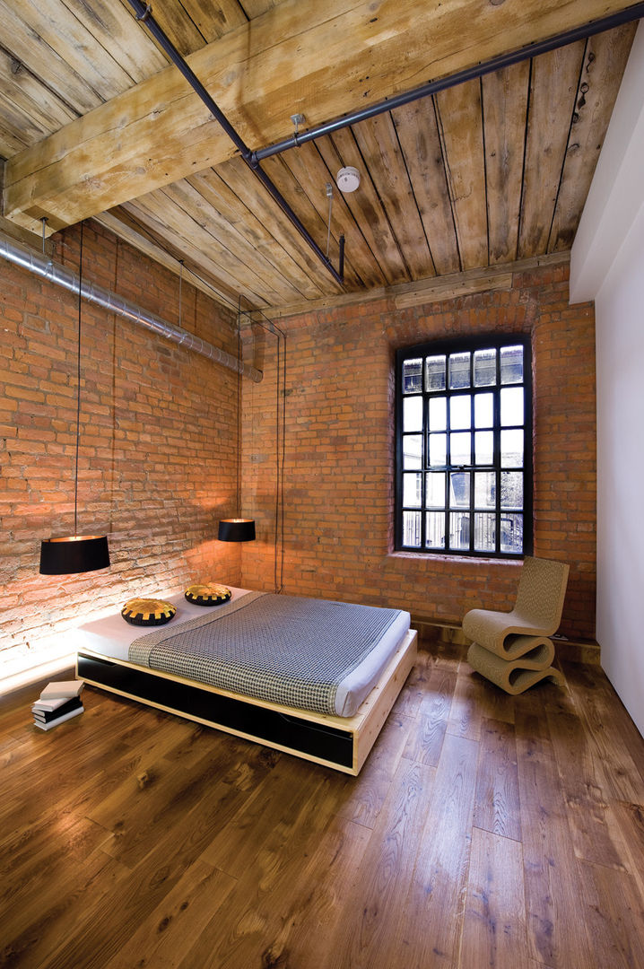 Albert Mill Apartments in Manchester, Studio Maurice Shapero Studio Maurice Shapero Kamar Tidur Modern