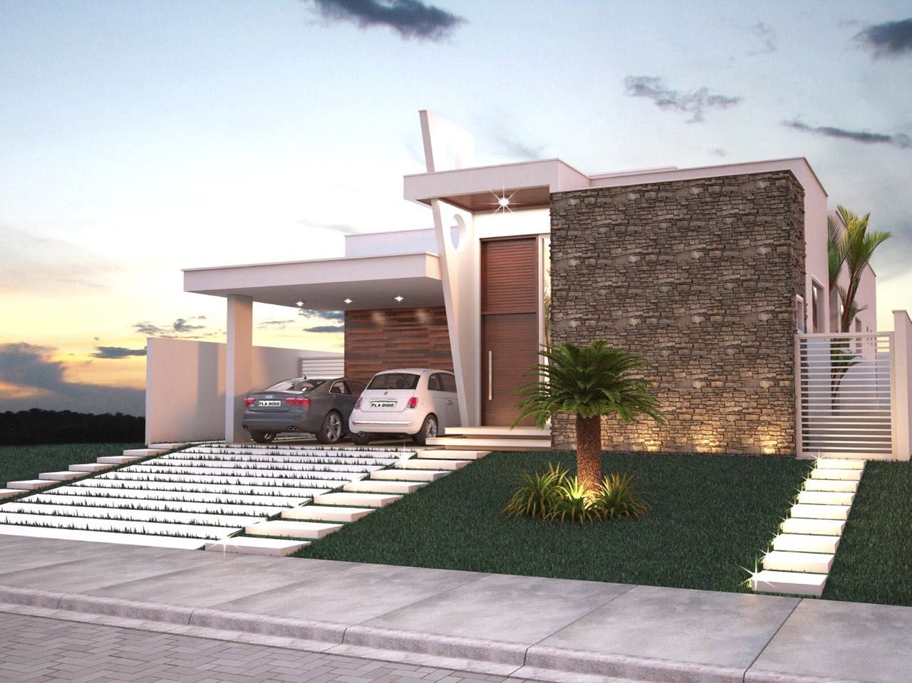 Projeto Residencial, Jorge Martins Arquitetura Jorge Martins Arquitetura Nowoczesne domy