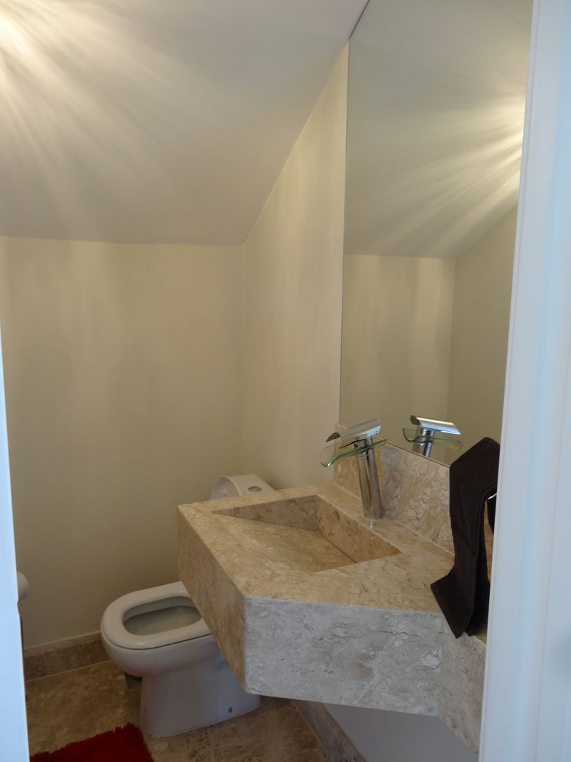 Casa SN, Lozí - Projeto e Obra Lozí - Projeto e Obra Minimal style Bathroom