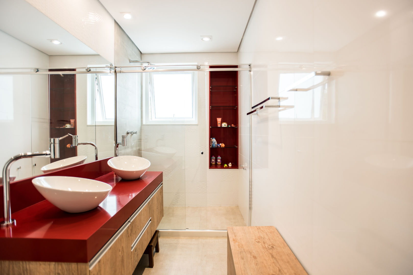 Cobertura Petrópolis, L2 Arquitetura L2 Arquitetura Modern bathroom