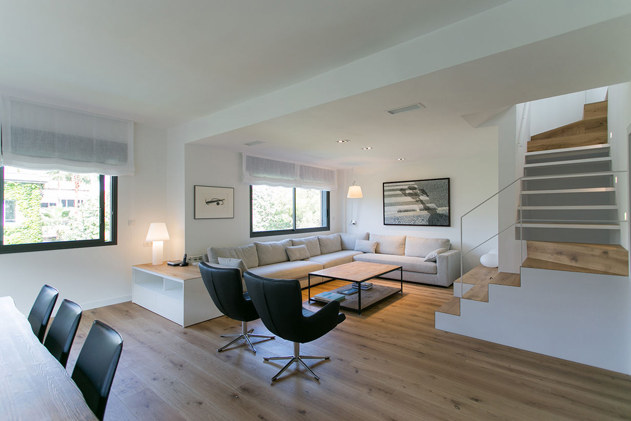 Piso en Sarrià, dom arquitectura dom arquitectura Minimalist living room
