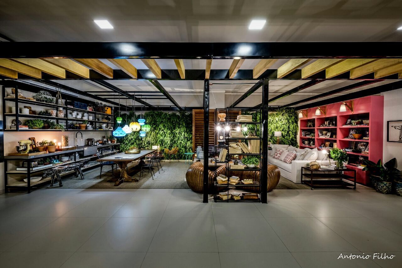 ​Espaço de Viver para a Mostra Iluminar 2016, Rafaela Dal’Maso Arquitetura Rafaela Dal’Maso Arquitetura Modern kitchen