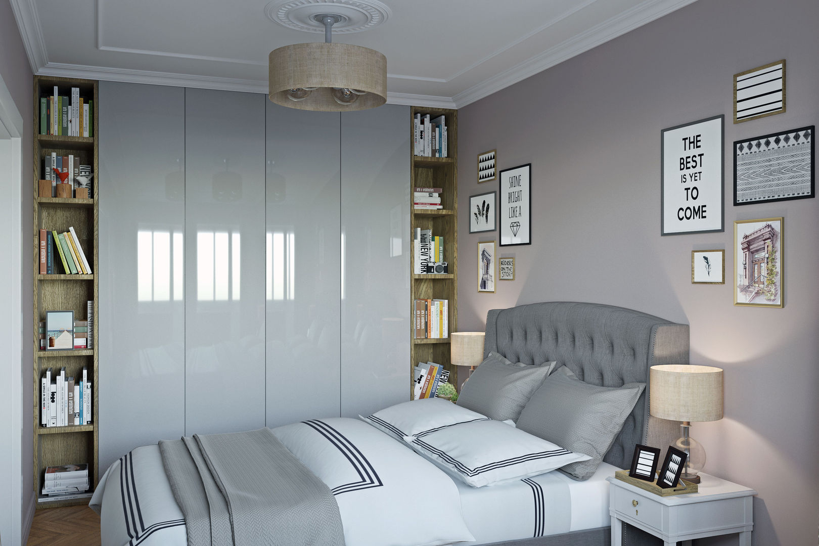 OLMO Flat-Taganka 60m2, Tim Gabriel Design Tim Gabriel Design オリジナルスタイルの 寝室