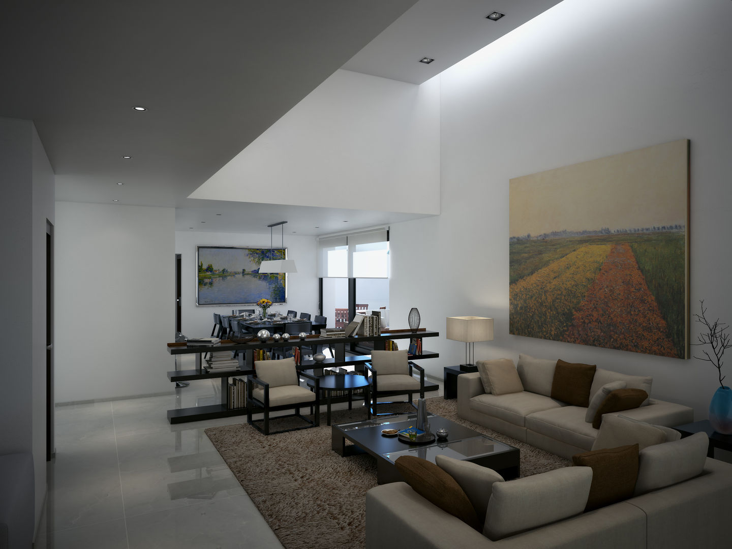 Casa RL 214, Ambás Arquitectos Ambás Arquitectos Modern living room