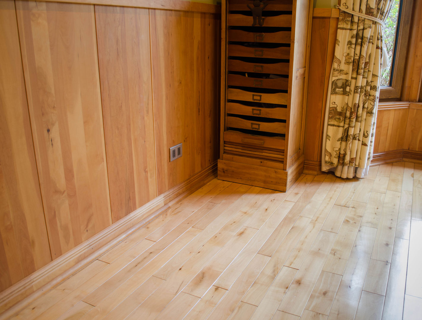 PISOS EN MADERA DE LENGA, Ignisterra S.A. Ignisterra S.A. กำแพง ไม้ Wood effect