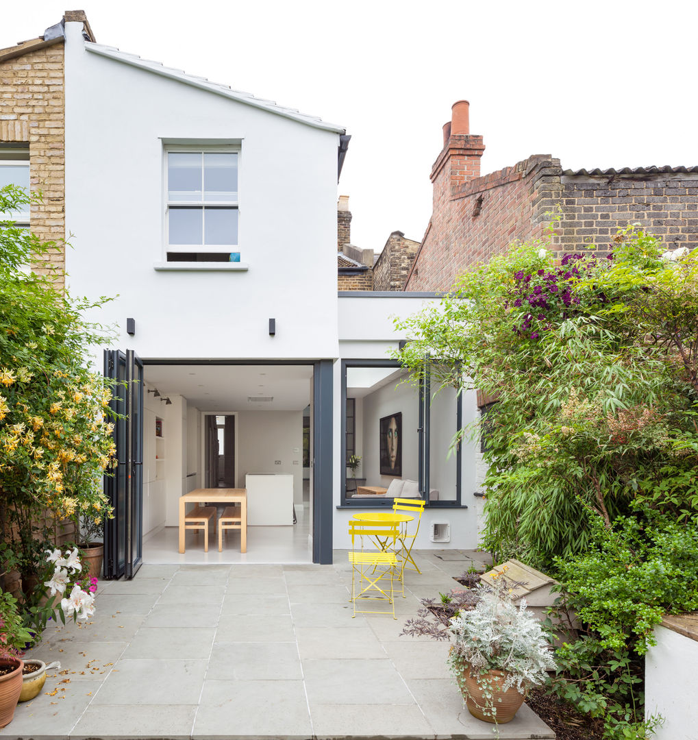folding doors homify Modern houses london,extension,architecture,glass,kitchen,concrete