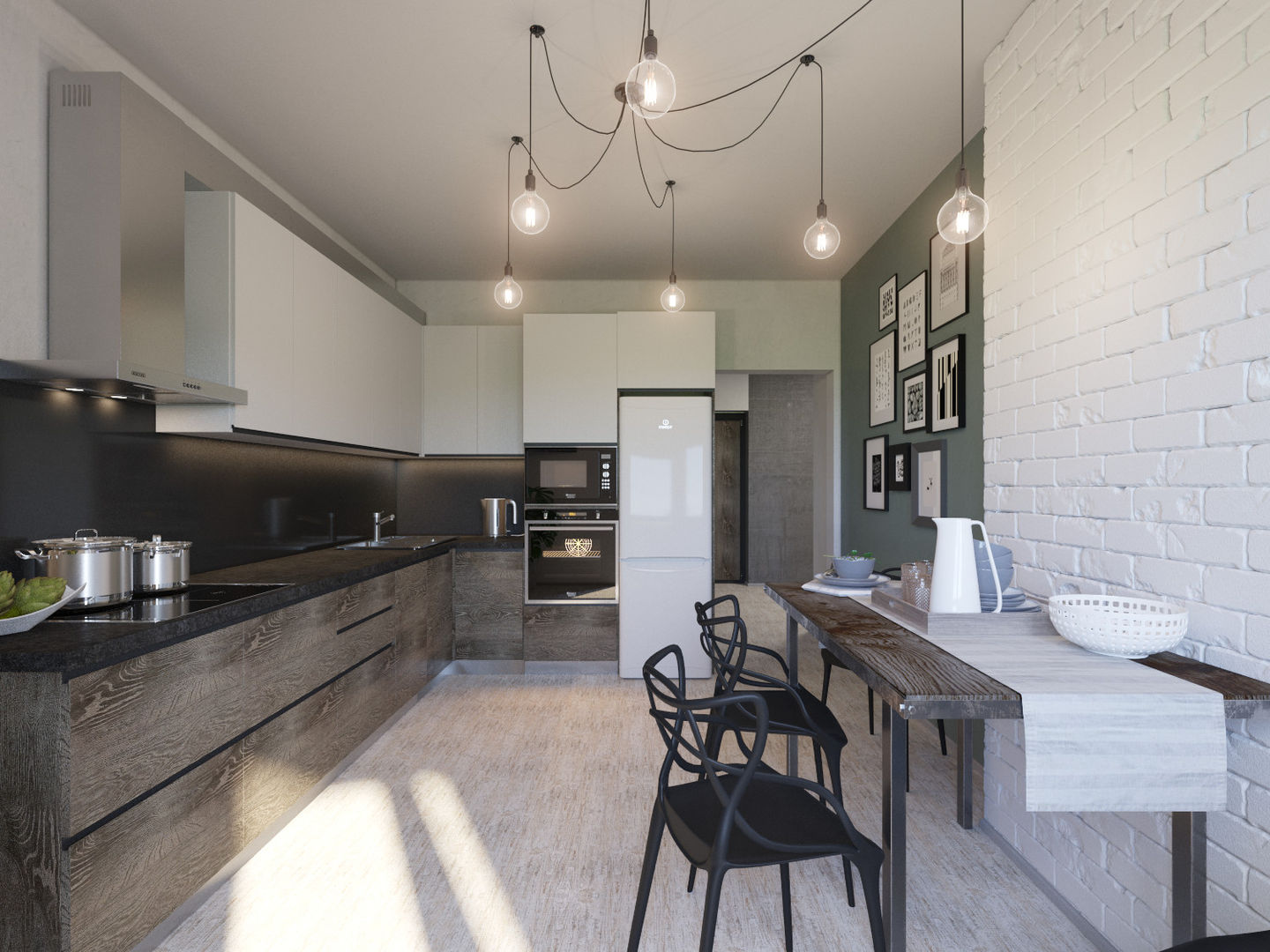 homify Dapur Gaya Industrial