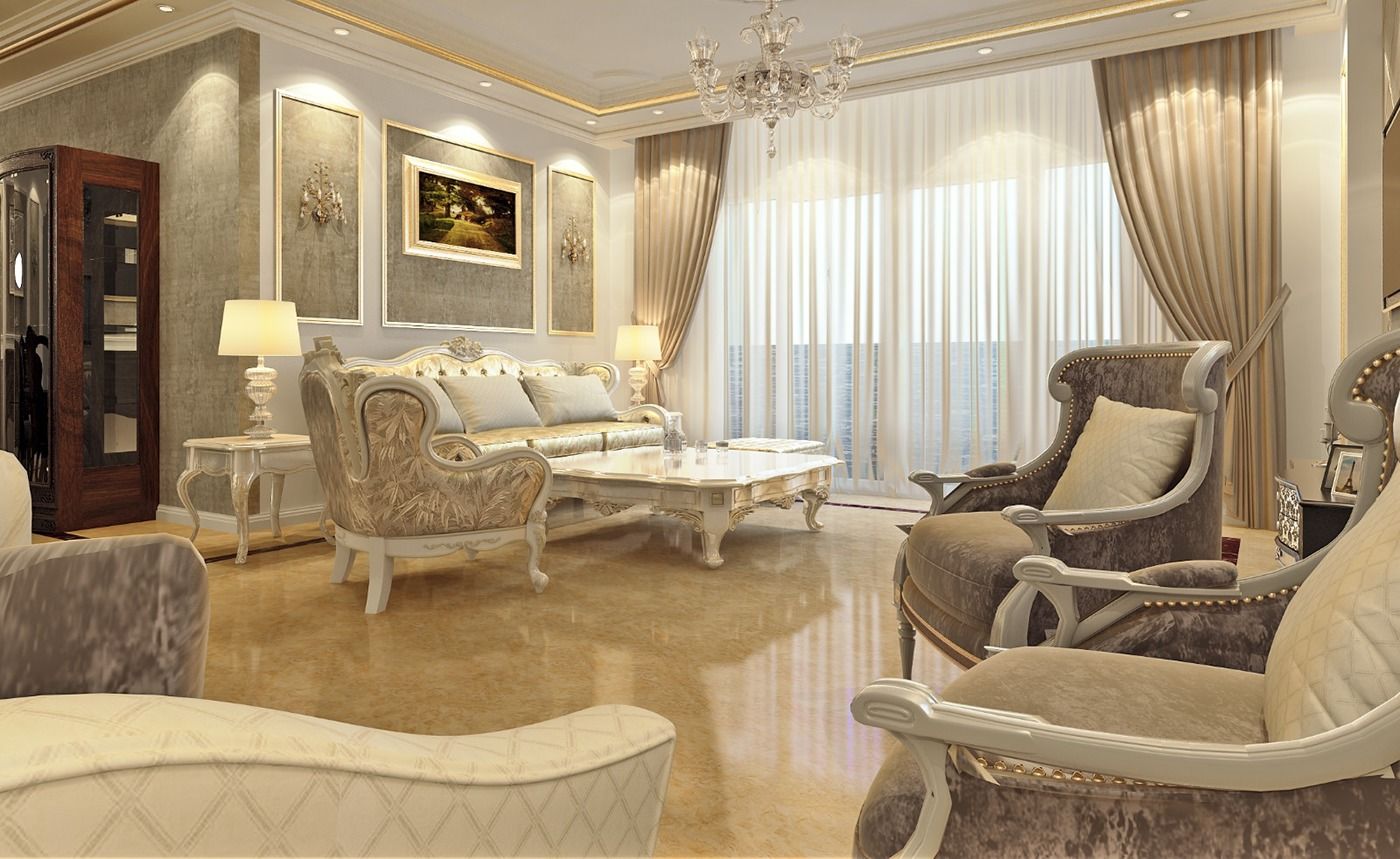 Classic reception, Boly Designs Boly Designs غرفة المعيشة