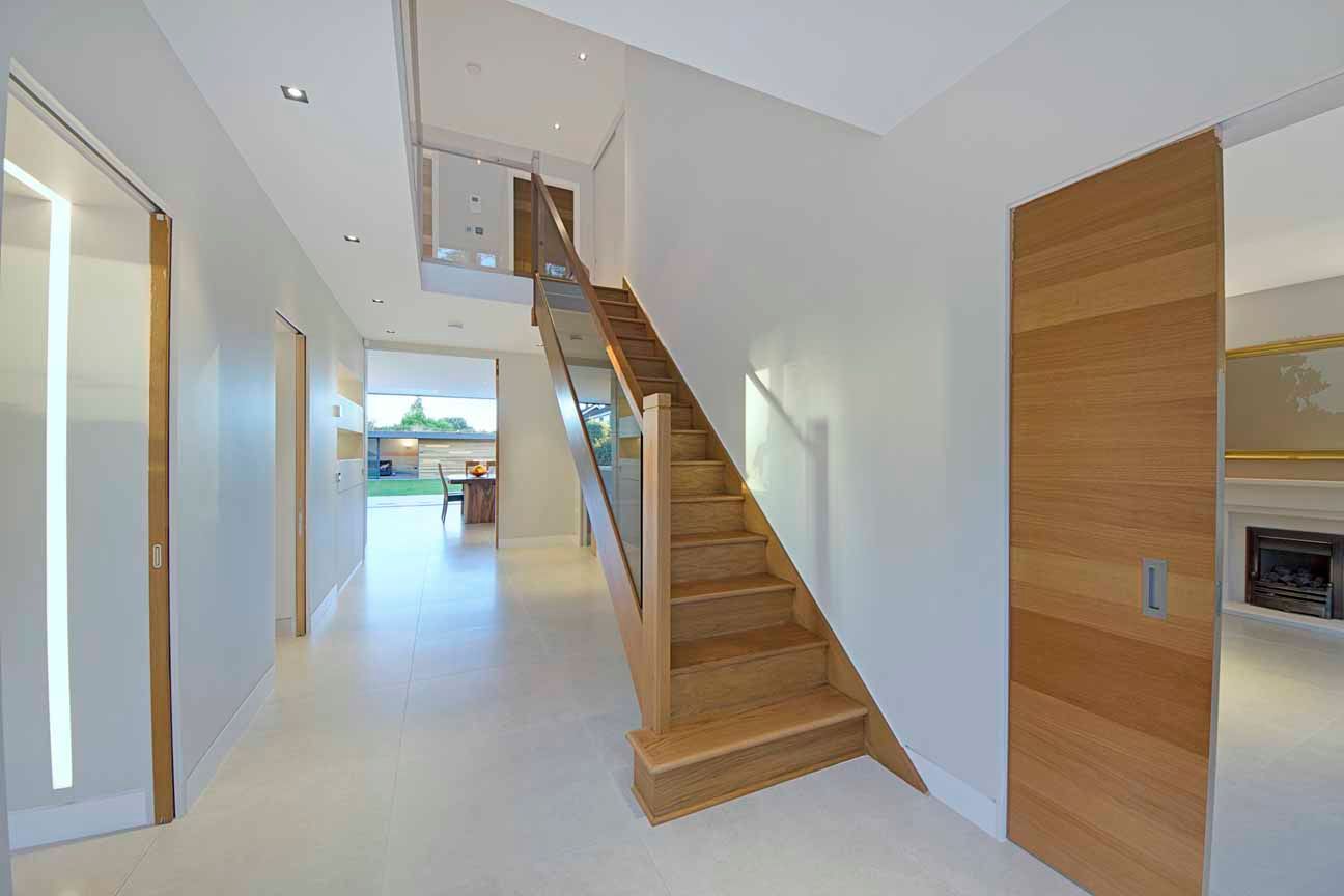 Hadley Wood - North London, New Images Architects New Images Architects Corredores, halls e escadas modernos