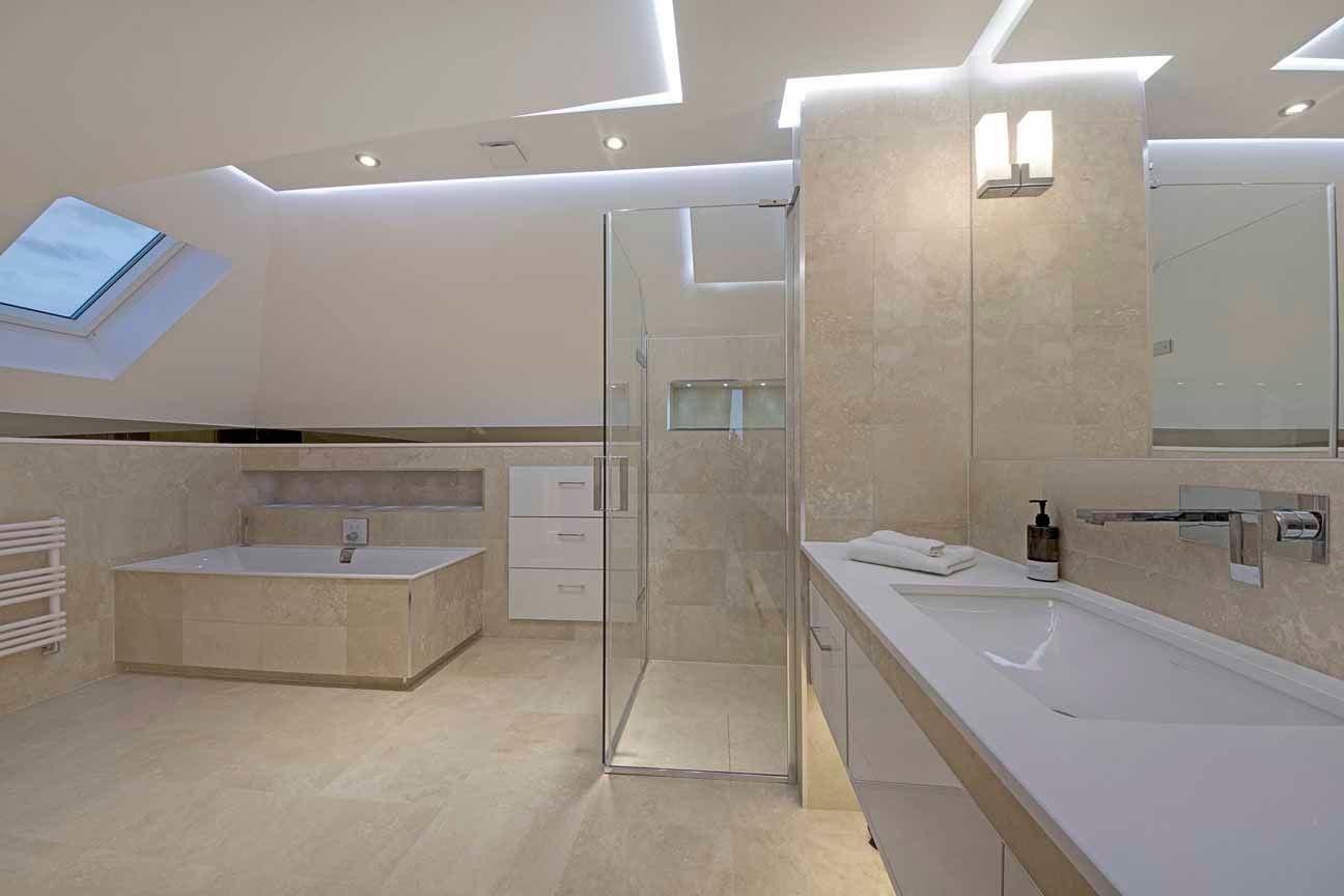 Hadley Wood - North London, New Images Architects New Images Architects Bagno moderno