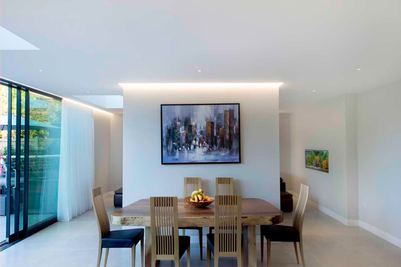 Hadley Wood - North London, New Images Architects New Images Architects モダンデザインの ダイニング