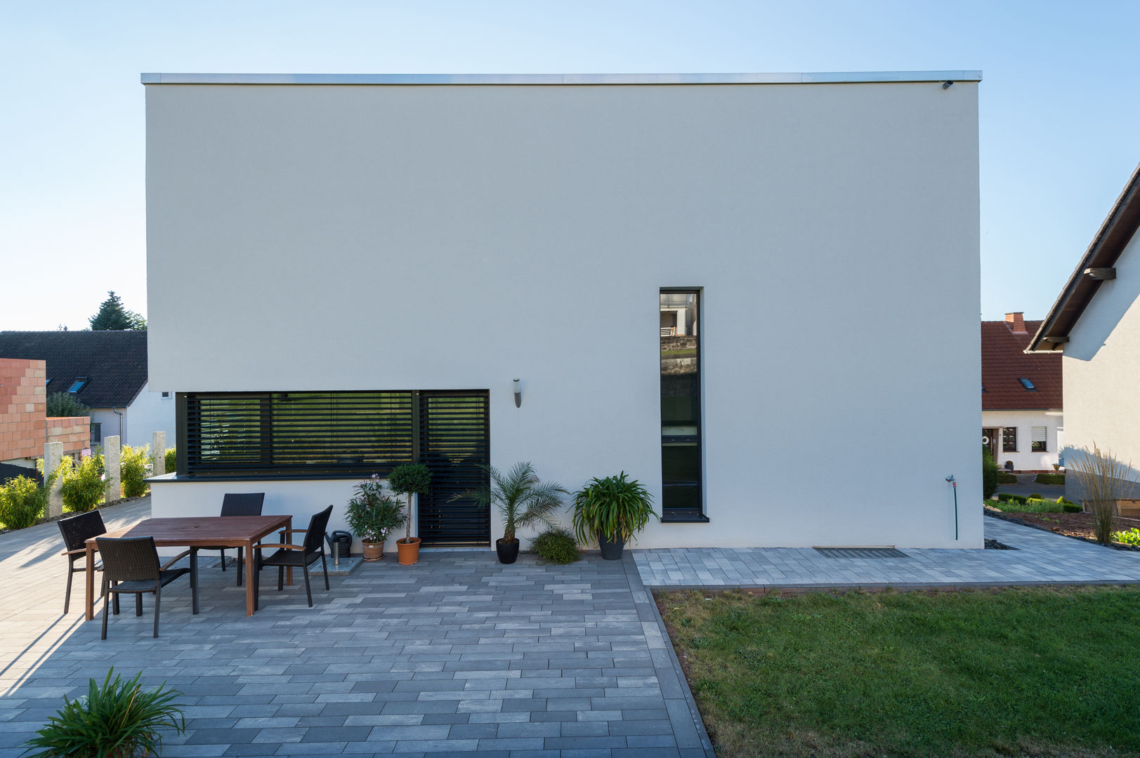 Wohnhaus 2 in Petersberg-Steinhaus, herbertarchitekten Partnerschaft mbB herbertarchitekten Partnerschaft mbB Modern Houses