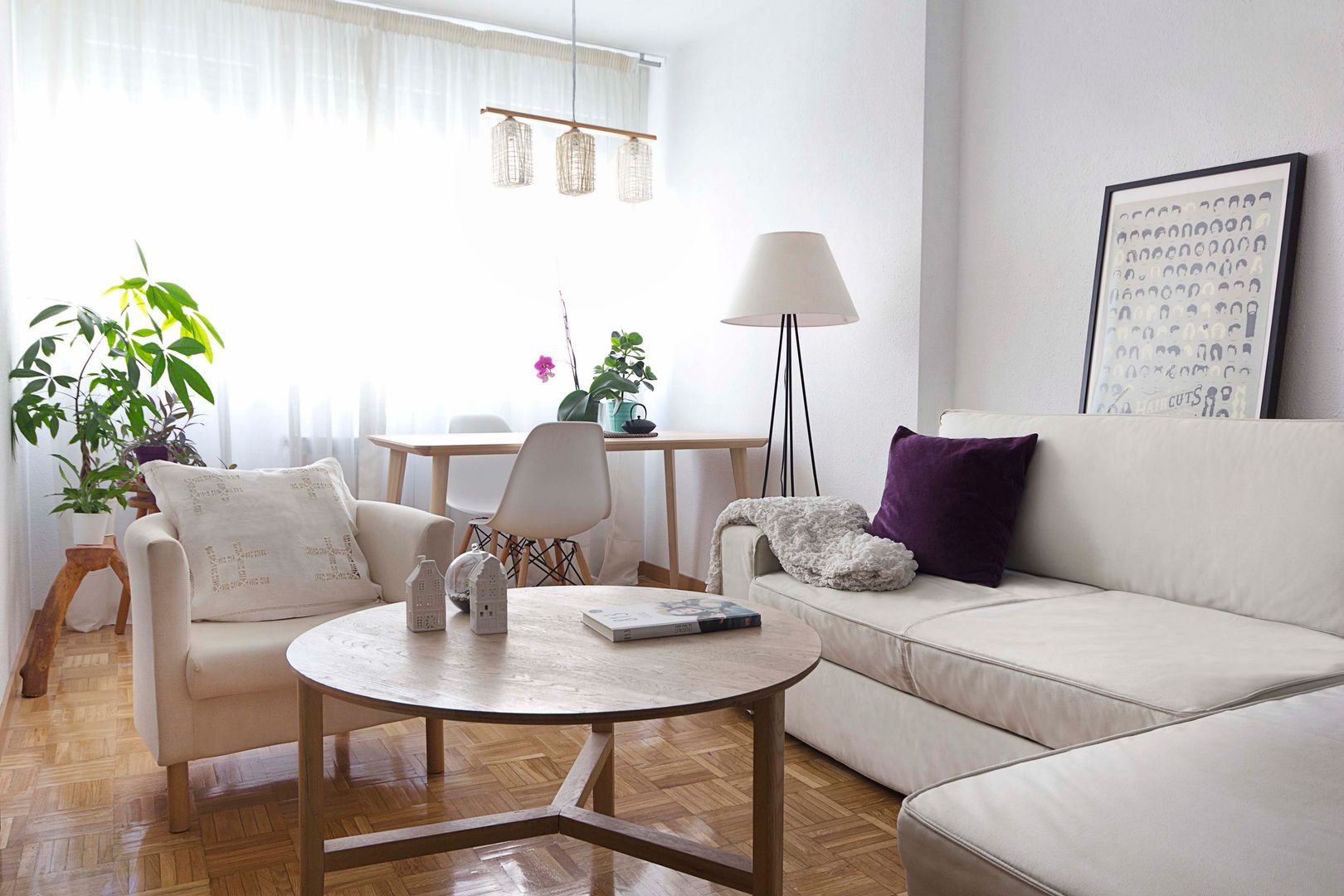 Apartamento en Madrid, La Espaciera La Espaciera Salones de estilo minimalista