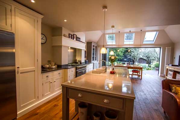 Kitchen Extension, Hinchley Wood, Cube Lofts Cube Lofts Moderne keukens