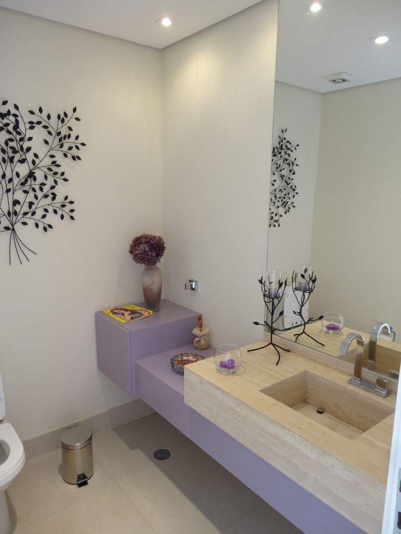Casa SS, Lozí - Projeto e Obra Lozí - Projeto e Obra Phòng tắm phong cách tối giản