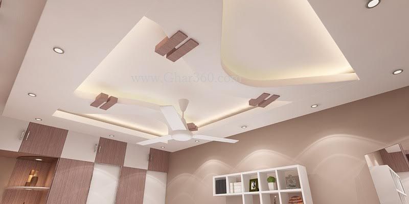 False Ceiling Design, Ghar360 Ghar360 Спальня Аксесуари та прикраси