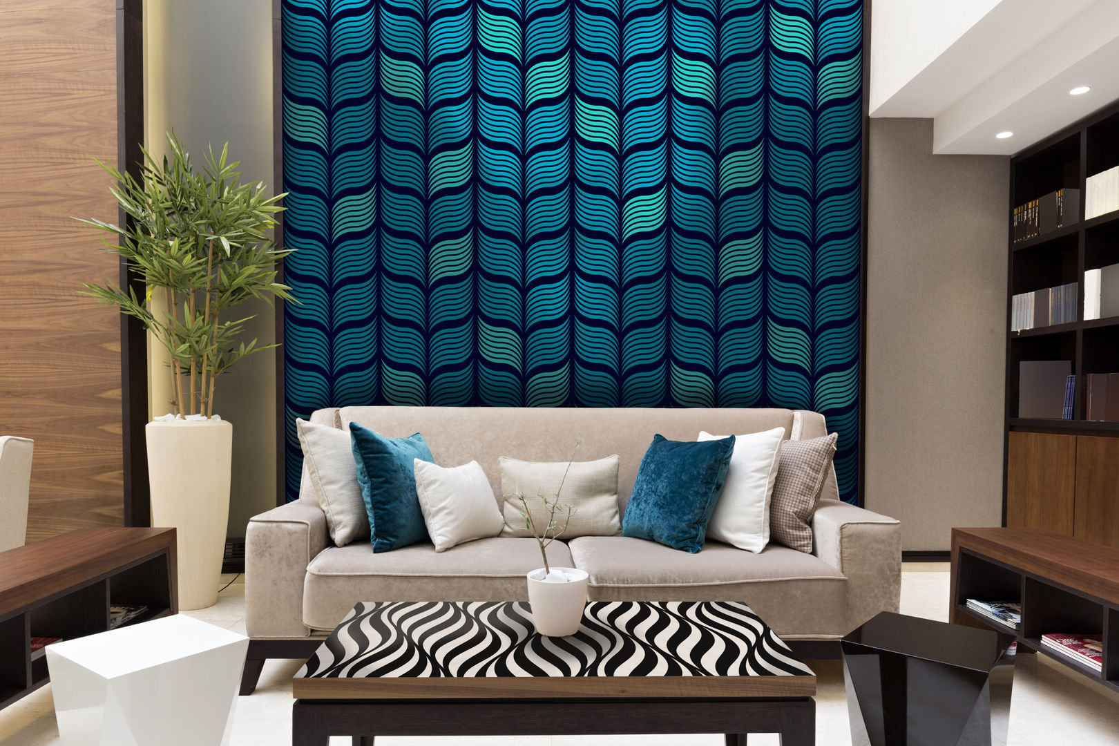 Blue Ocean Pixers Estudios y despachos de estilo moderno wall mural,wallpaper,wall decal