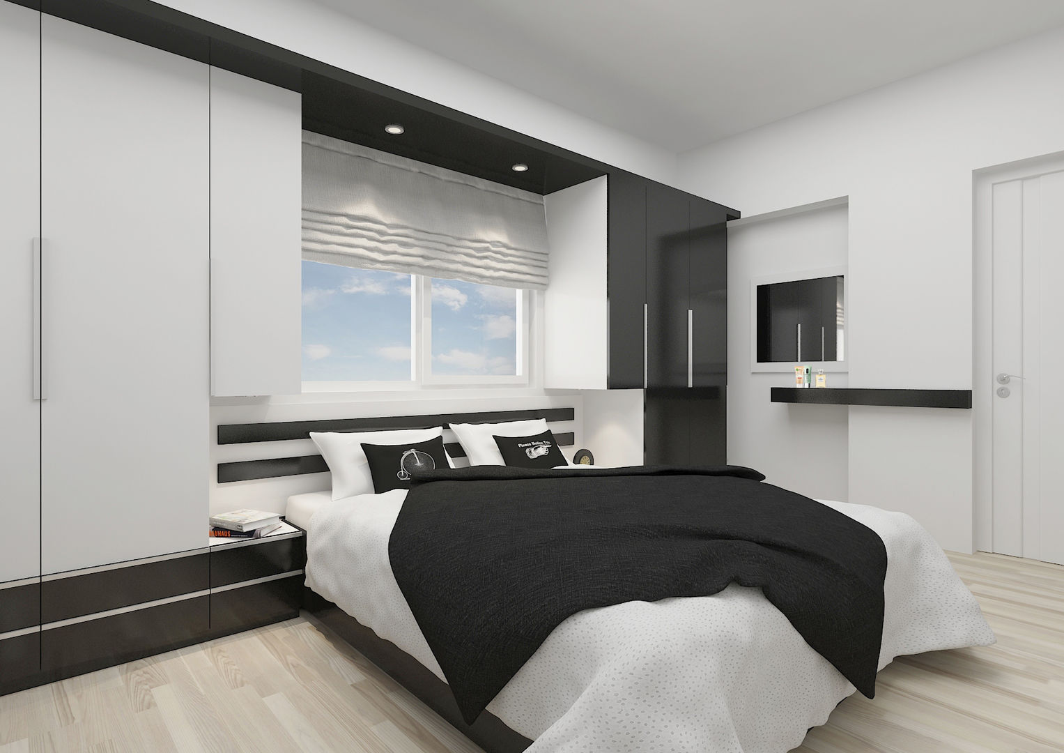 Yatak Odası, PRATIKIZ MIMARLIK/ ARCHITECTURE PRATIKIZ MIMARLIK/ ARCHITECTURE Modern style bedroom MDF