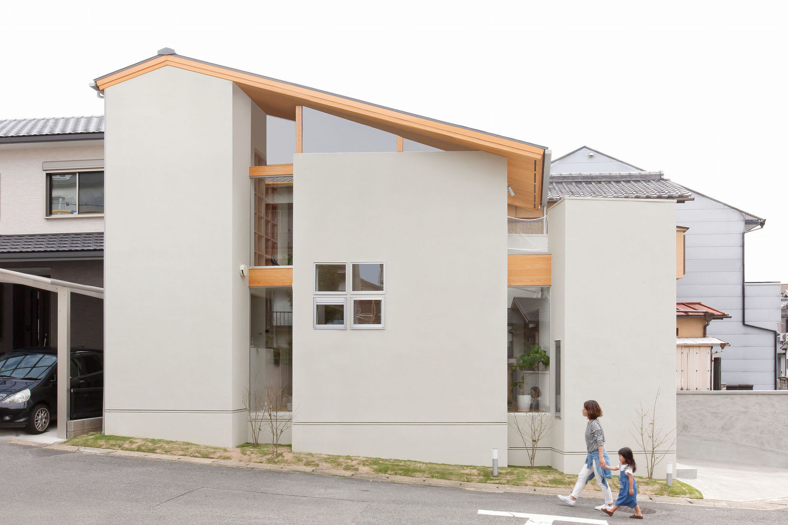 Yamashina House, ALTS DESIGN OFFICE ALTS DESIGN OFFICE Casas escandinavas Pedra