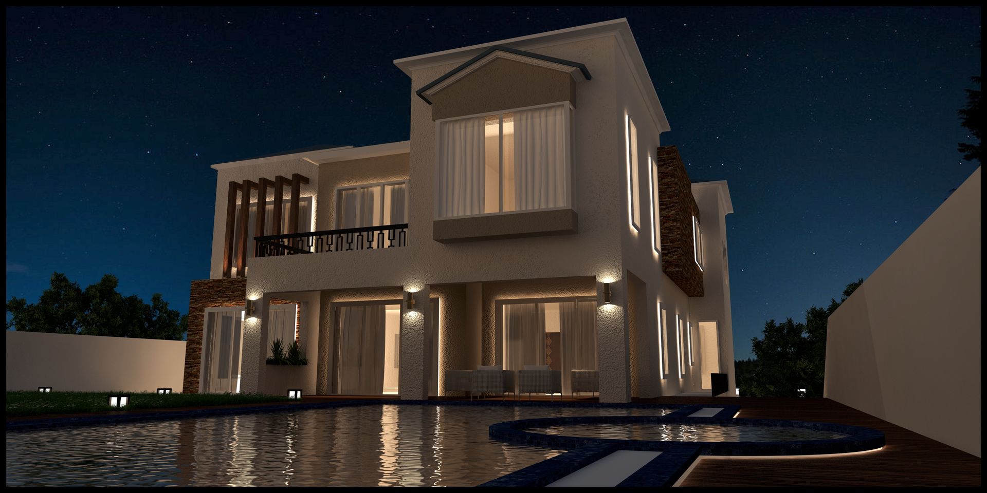 Lake View-Cairo homify Modern Houses exterior_design,execution,design,facade