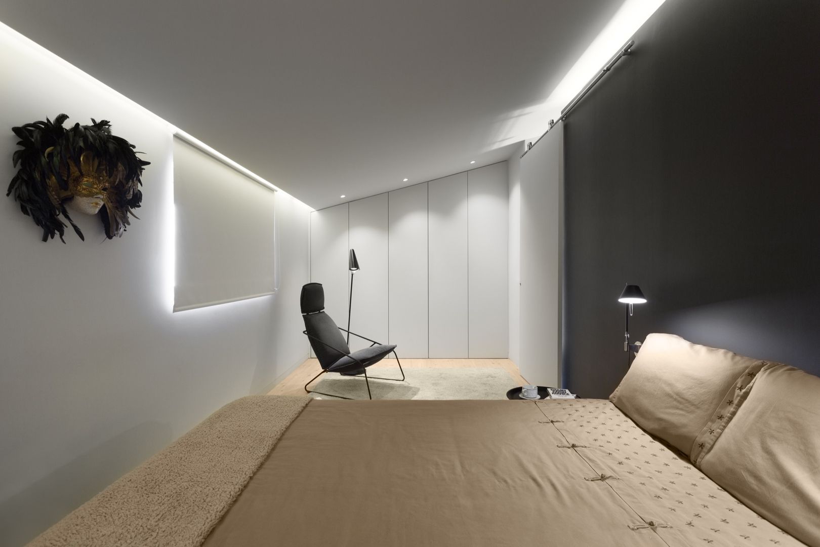 SS Apartment, PAULO MARTINS ARQ&DESIGN PAULO MARTINS ARQ&DESIGN Minimalist bedroom