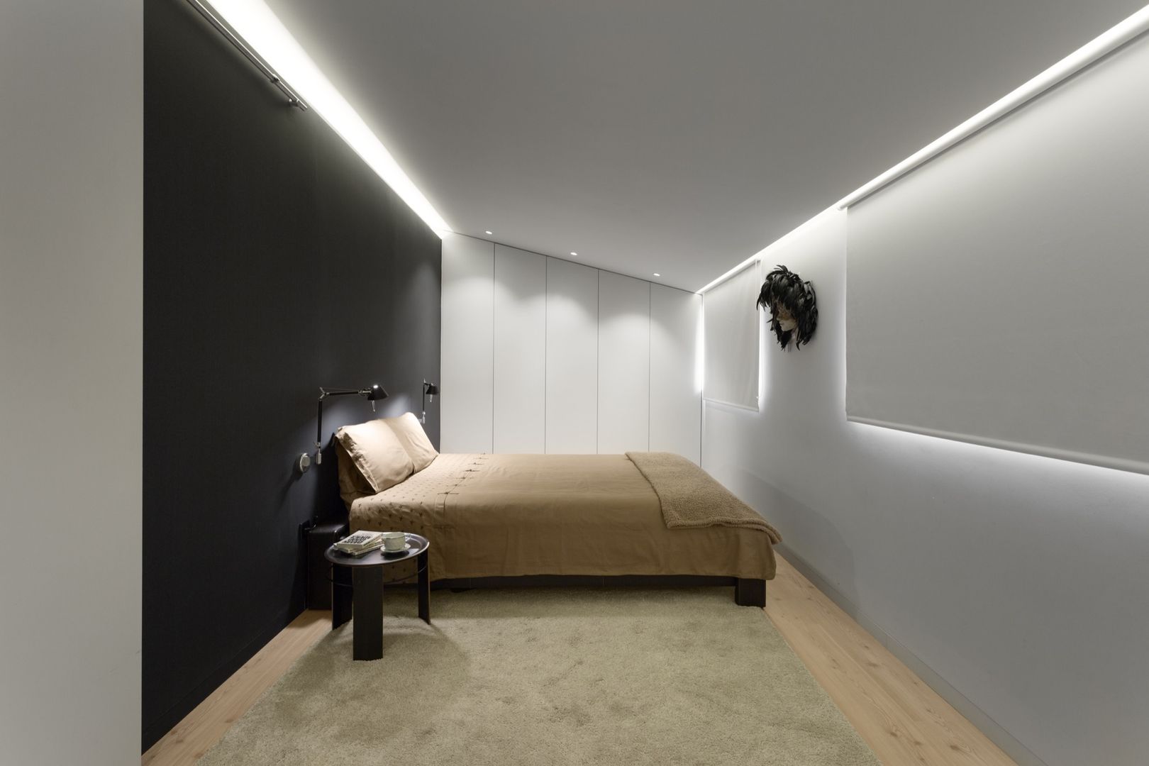 SS Apartment, PAULO MARTINS ARQ&DESIGN PAULO MARTINS ARQ&DESIGN Спальня в стиле минимализм