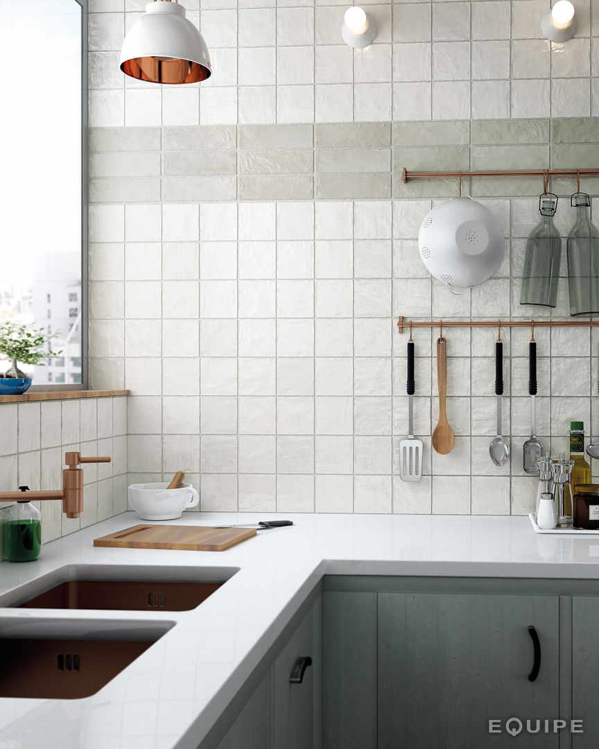 Mallorca Equipe Ceramicas Cocinas modernas: Ideas, imágenes y decoración Cerámico