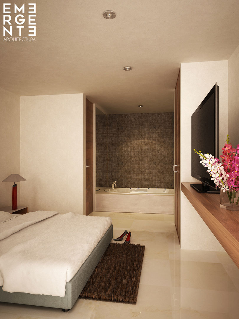 JUNIOR SUITE homify Espacios comerciales Piedra Hoteles