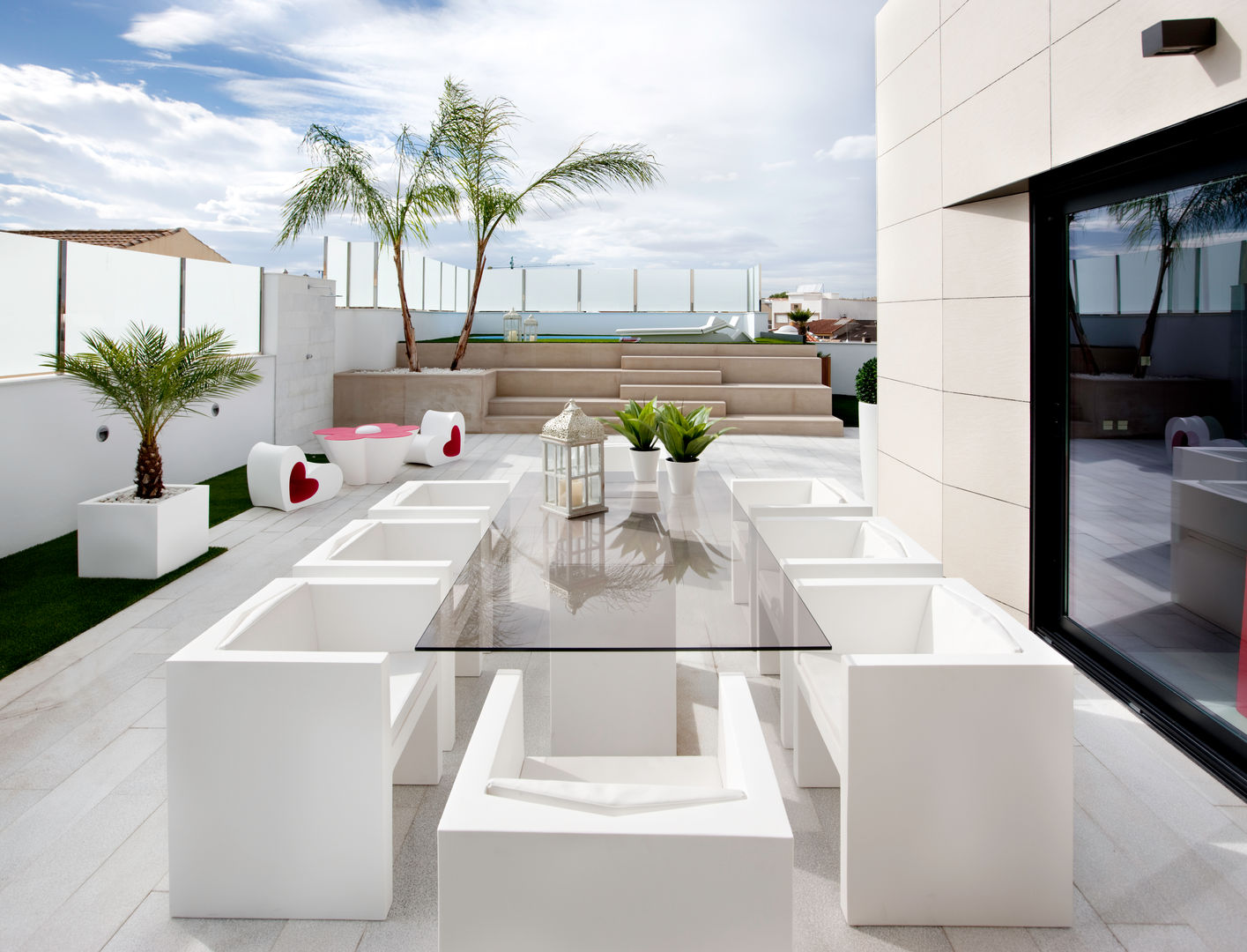 Ático, Bou Interiorismo Bou Interiorismo Modern balcony, veranda & terrace